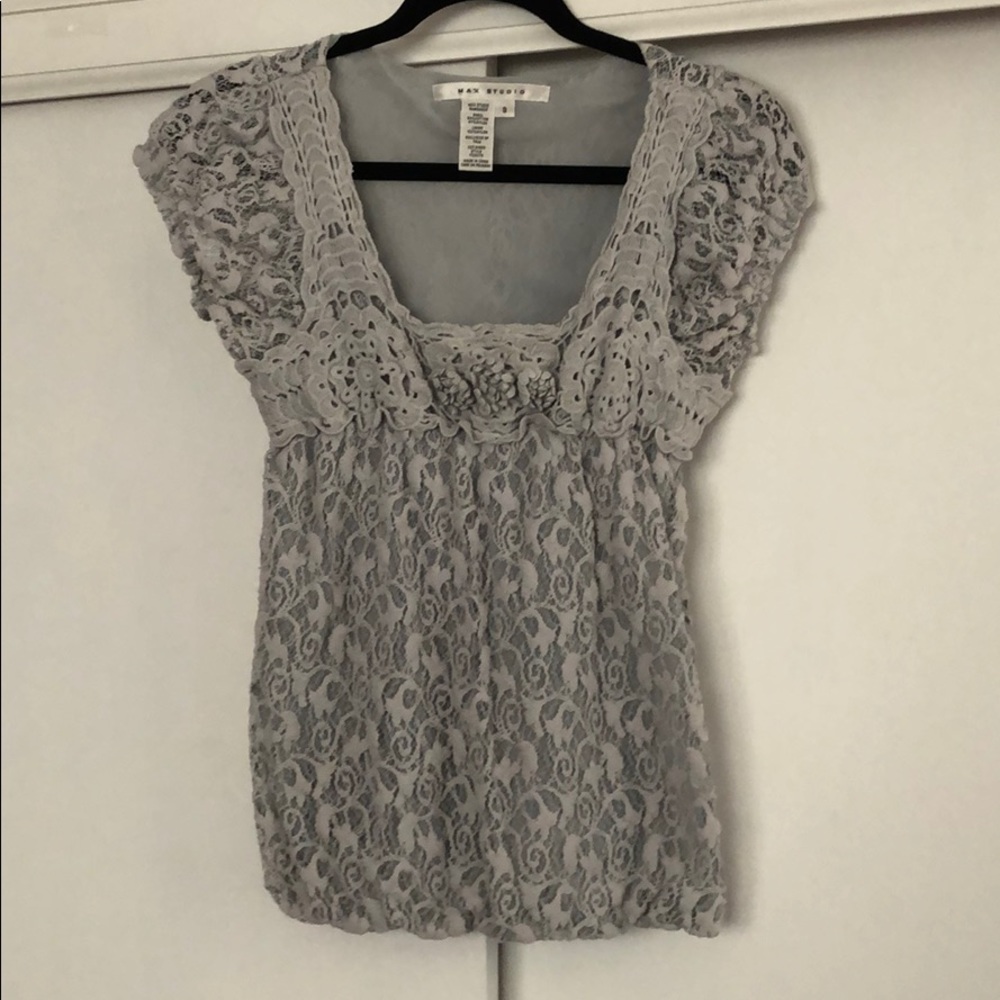 💎3/$25💎Max Studio lace top